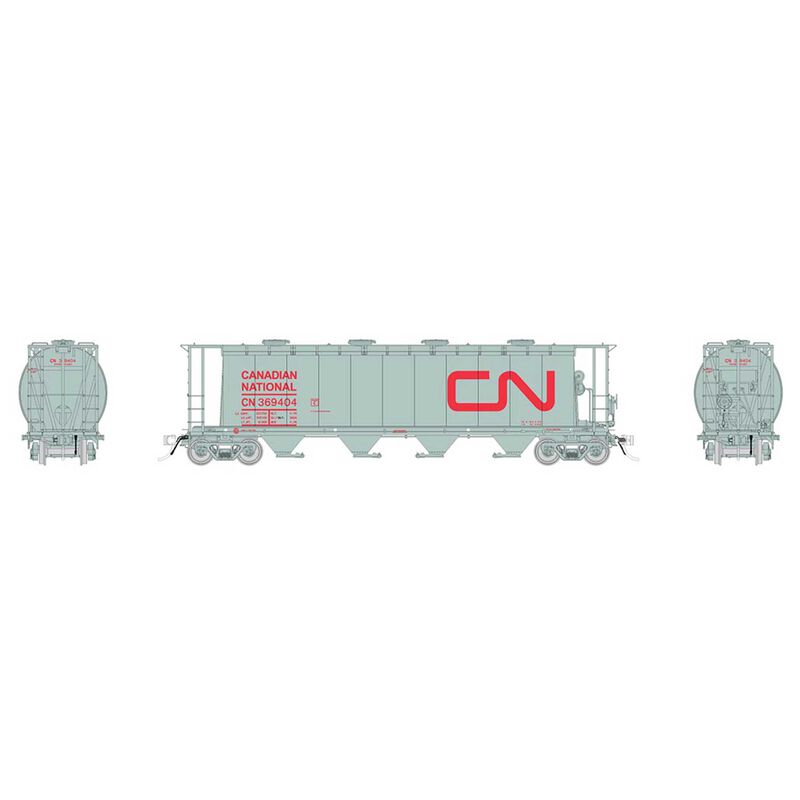 HO NSC 3800 Covered Hopper CN Delivery #3