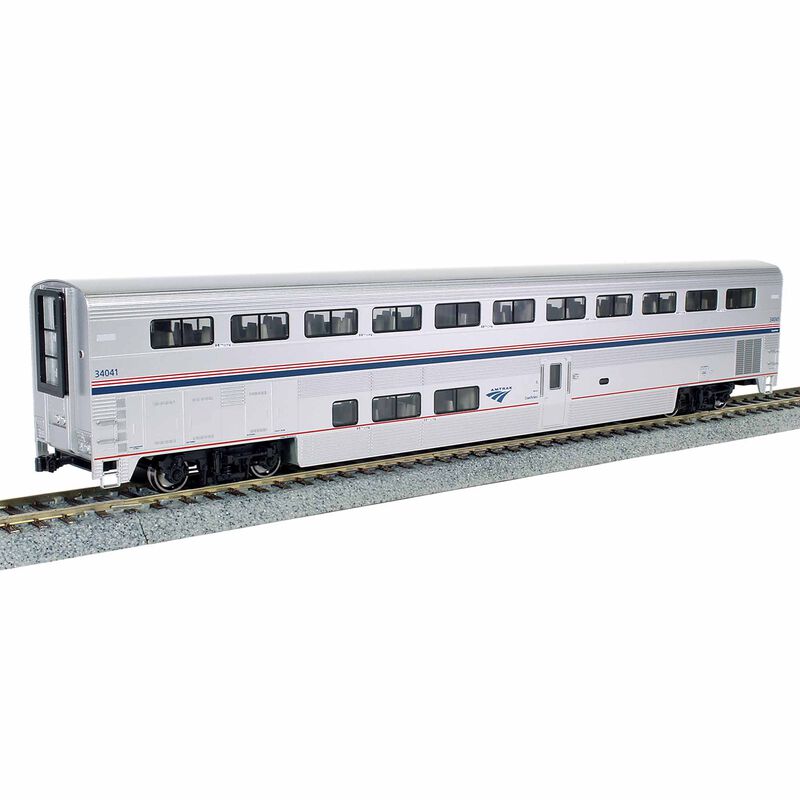 HO Amtrak Superliner I Coach Phase VI #34055 w/ Lights