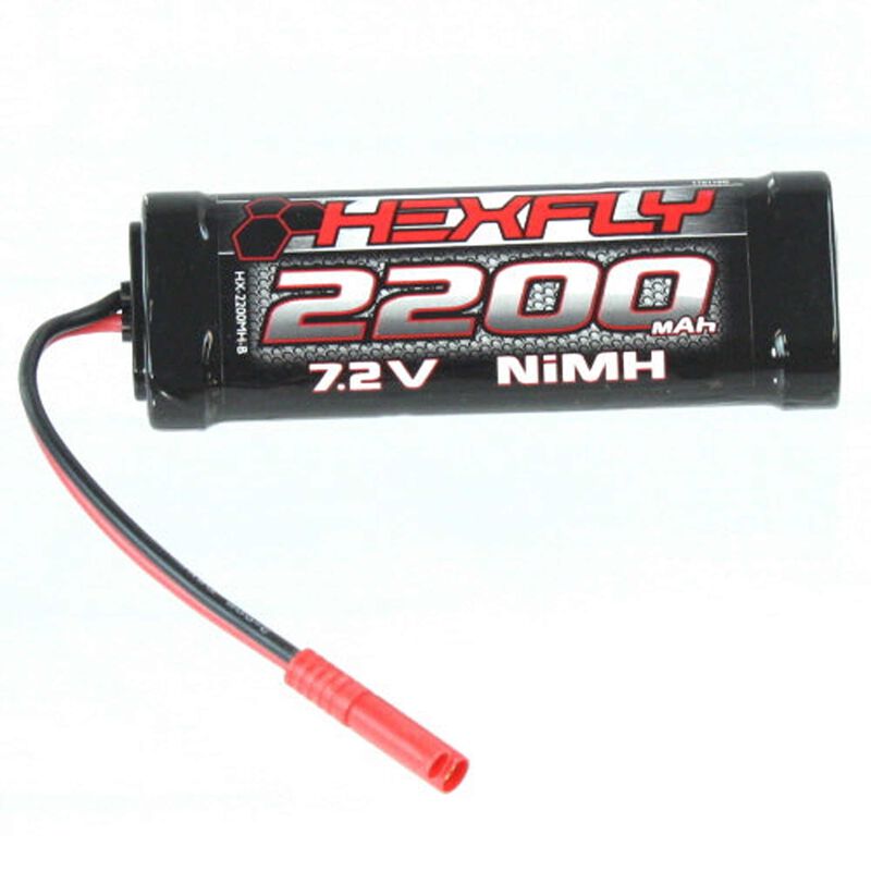 7.2V 6-Cell 2200mAh NiMH Battery: Banana Connector