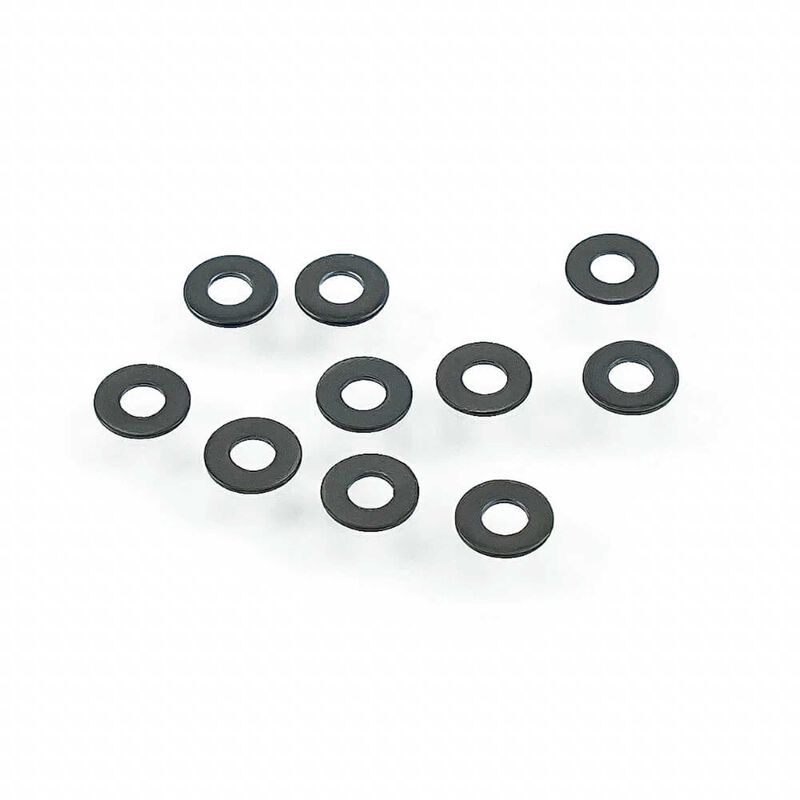 M2.6x6.0x0.5mm Washer (black, 10pcs)