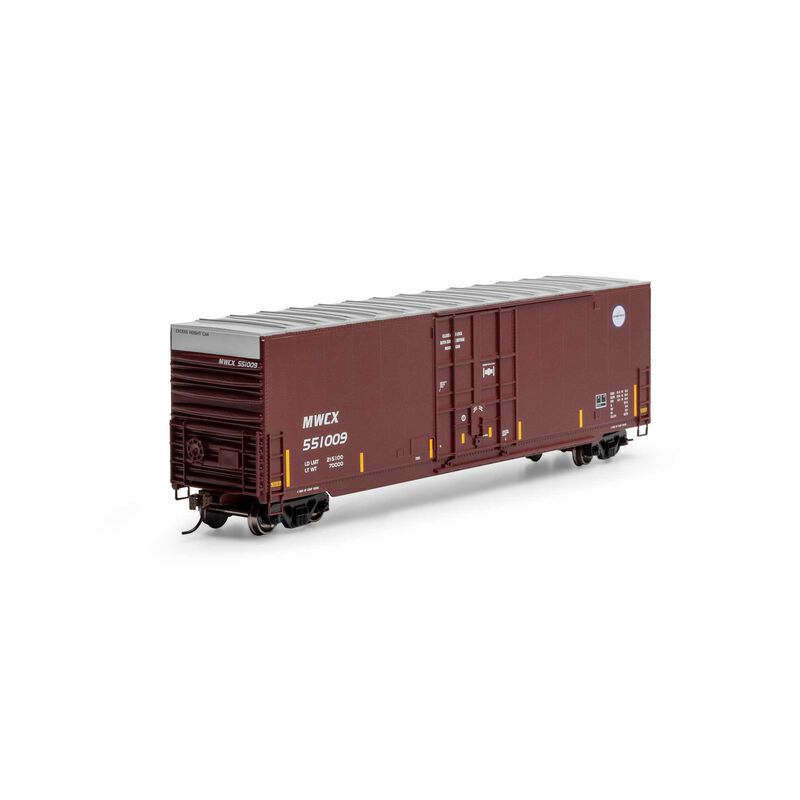 HO 50' High-Cube Smooth Side Box Car, MWCX #551009