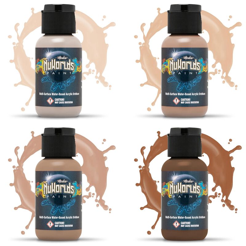 Iwata Airbrushes Epidermis Set (4 flesh tones) - NuWorlds Paint