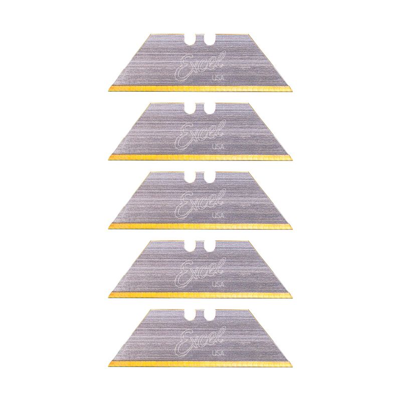Excel Hobby Blade Corp #92 Titanium Nitride Coated Utility Blade (5)