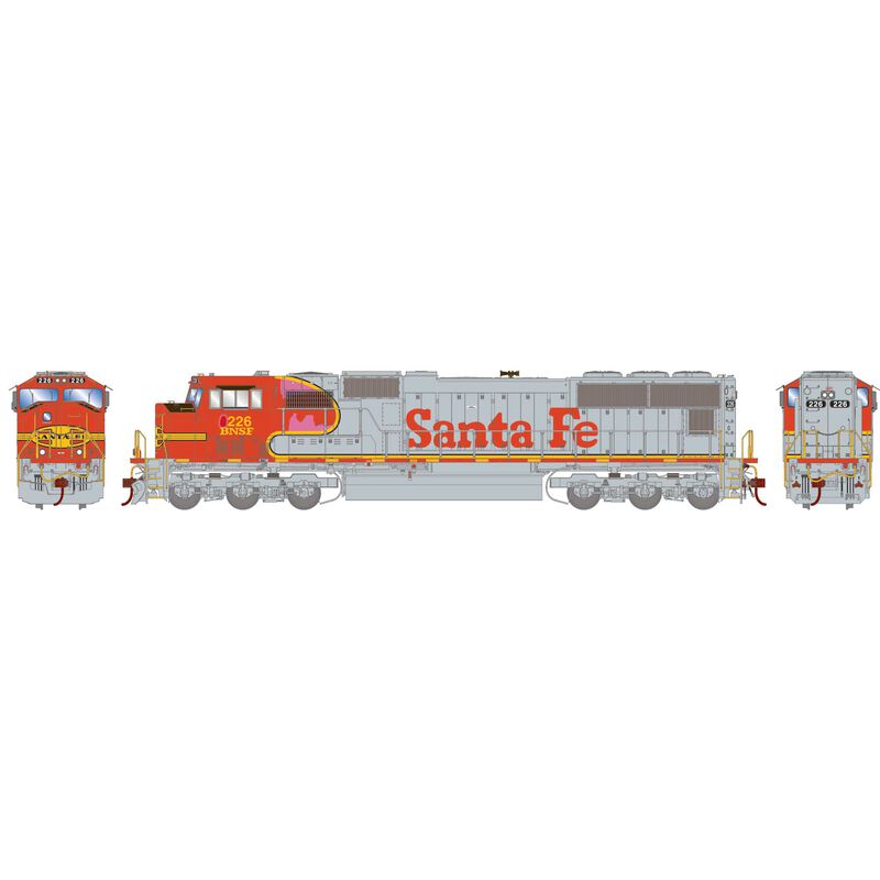 HO SD75M Locomotive, BNSF #226
