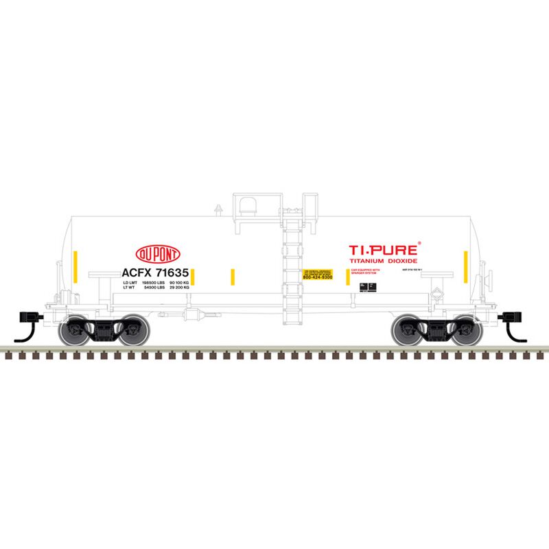 N Kaolin Tank Car Dupont TiPure 71619