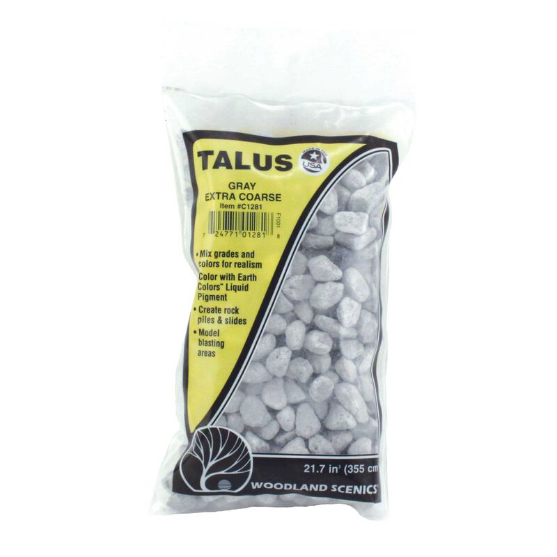 Extra Coarse Talus Bag, Gray/25 cu. in.