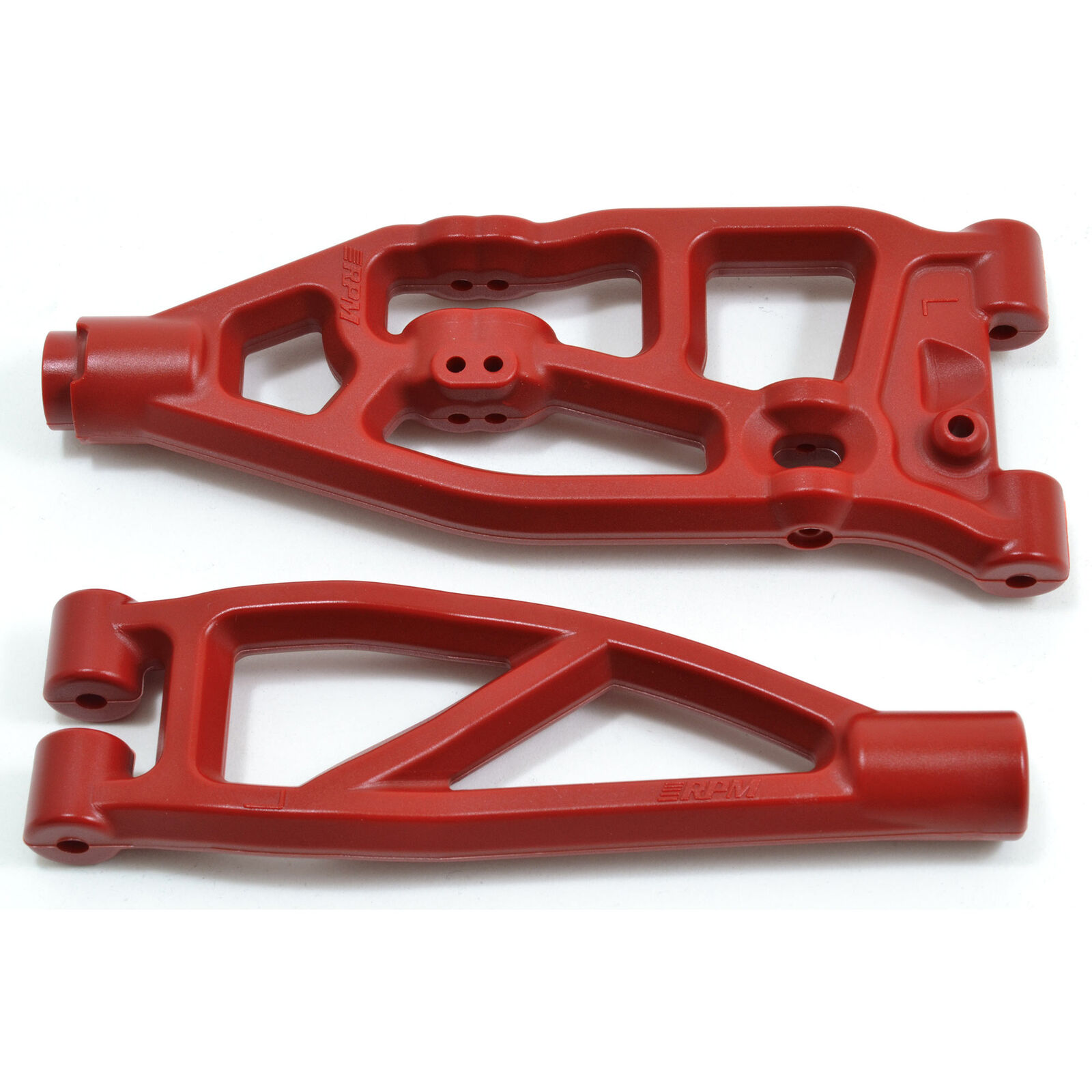 Front Left Upper & Lower A-arms: ARRMA V5 6S BLX & EXB Trucks, Red