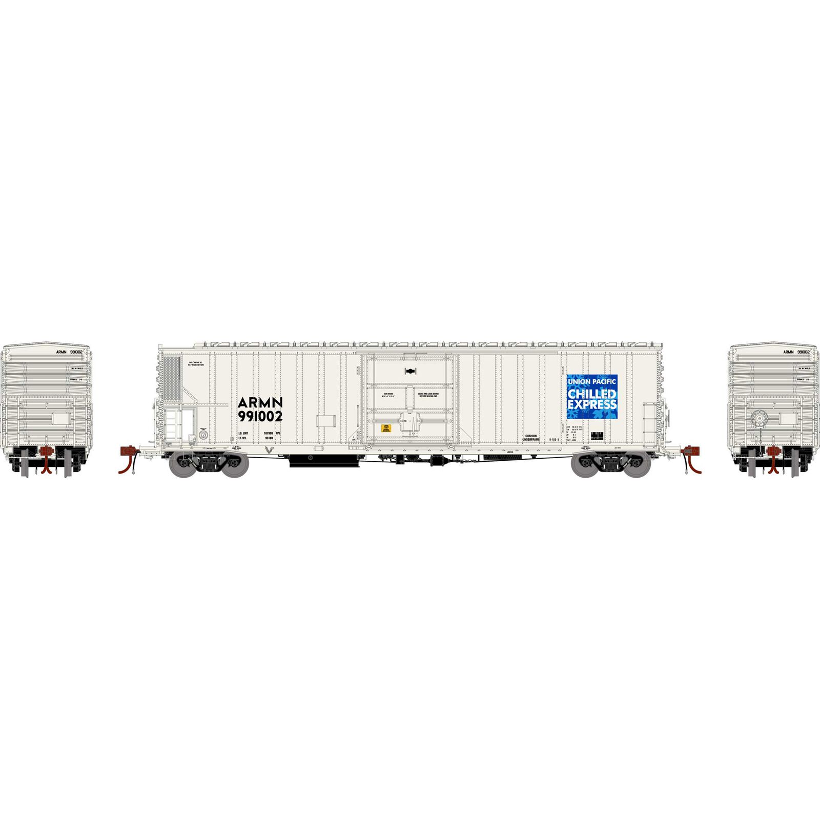 N FGE 57' Mechanical Reefer, UP/ARMN #991002