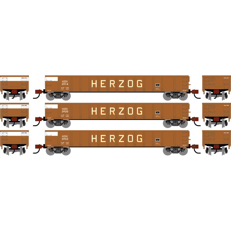 N 52' Mill Gondola, HZGX #3914/3920/3922