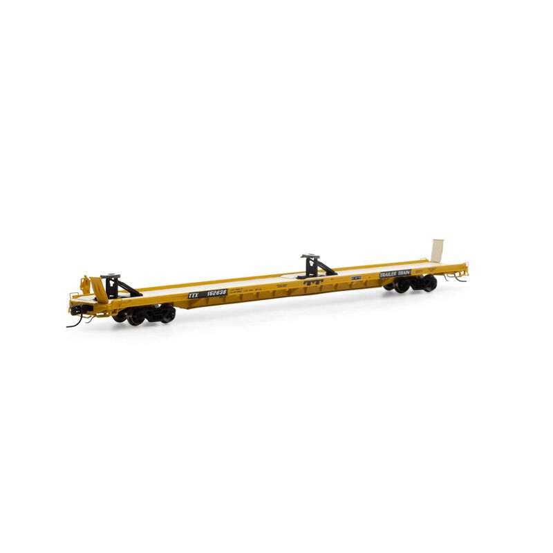 N F89-F 89'8" TOFC Flat, TTX/Yellow #152638