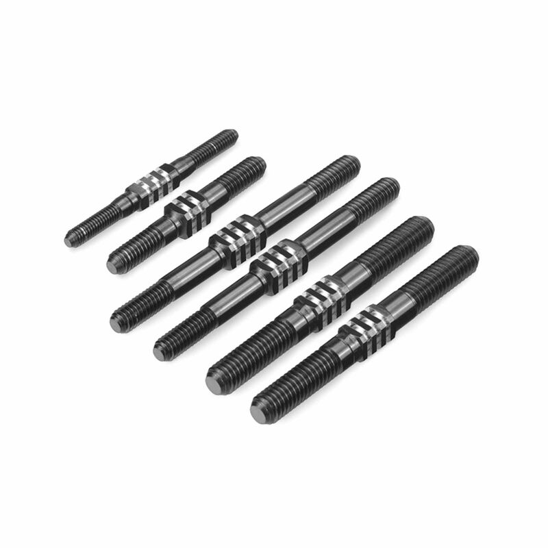 Fin Titanium Turnbuckle Set, Black (5)