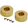 Brass Rear Hub 15.5g: SCX24, AX24
