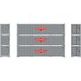 HO 40' Smooth Side Containers, APL #2 (3)