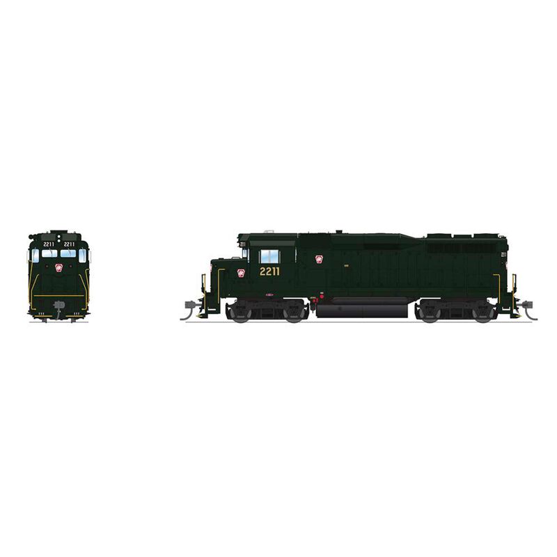 HO EMD GP30 Locomotive, PRR 2211, Red Keystone