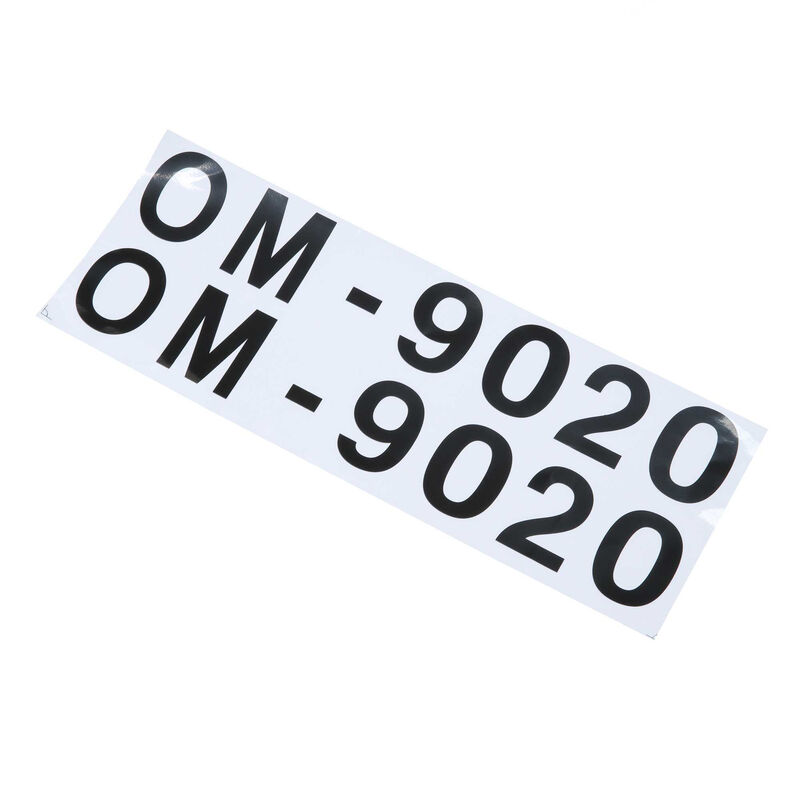 Decal Sheet: Bergfalke 3.3m EP Glider ARF 129.9"