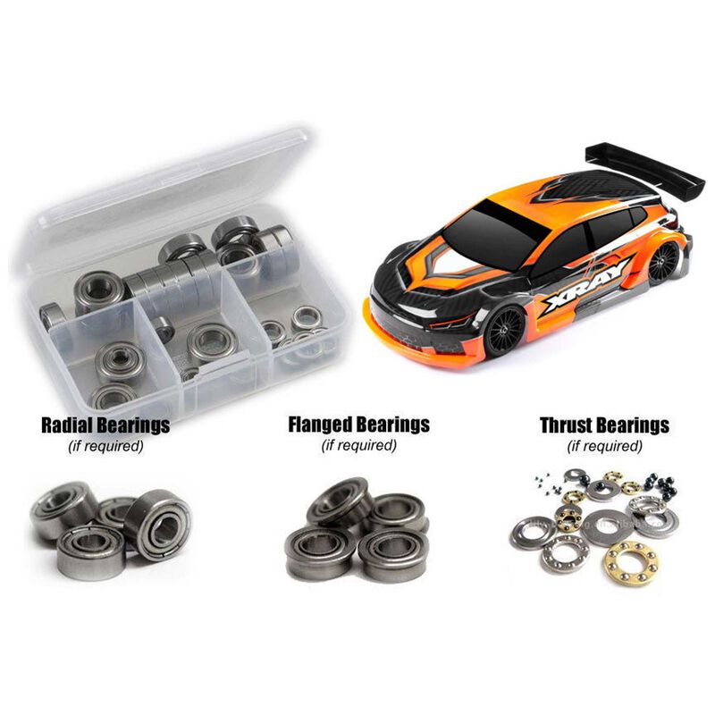 Team XRAY X4F 2024 FWD 1/10th (#300203) Metal Shielded Bearing Kit