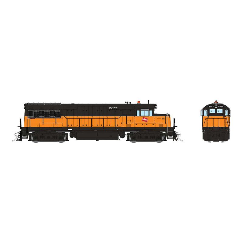 HO GE U25B Low Hood (DC/DCC/Sound): Milwaukee Road: #5057
