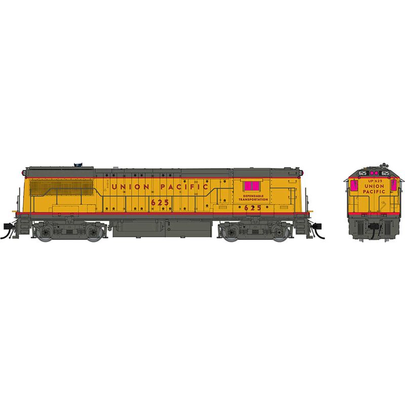 HO GE U25B High Hood DC/Silent Union Pacific #628