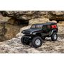 1/24 SCX24 Jeep JT Gladiator 4X4 RTR Brushed Rock Crawler (Battery & Charger Included), Black