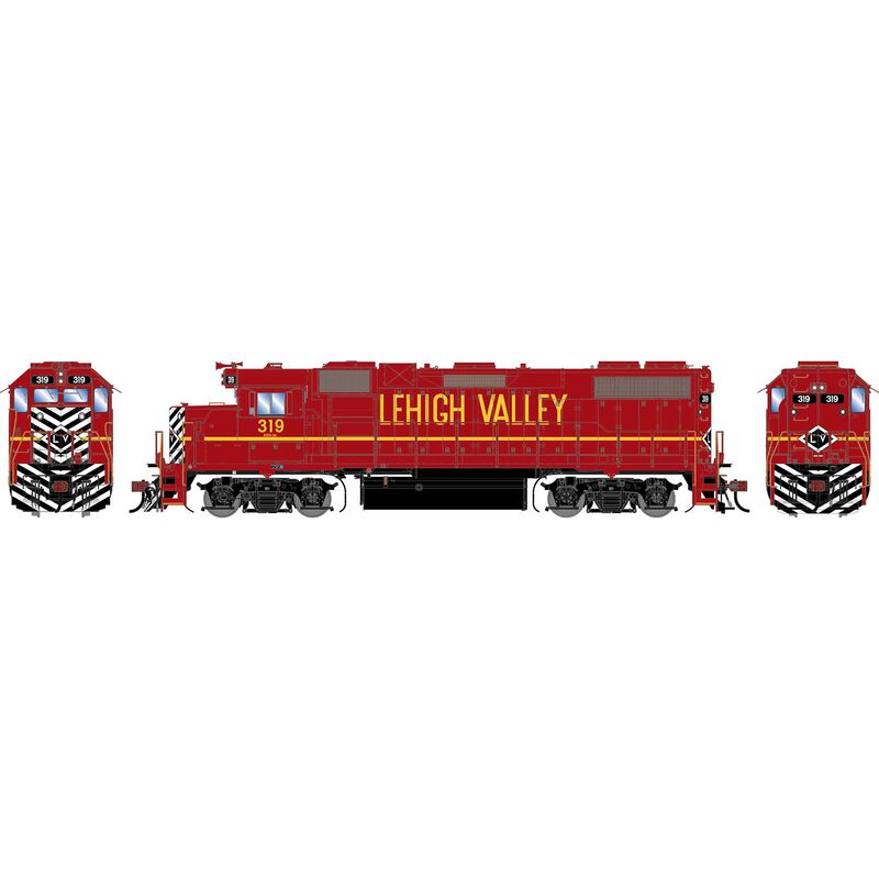 HO GEN GP38-2 Locomotive w/DCC & Sound, LV #319