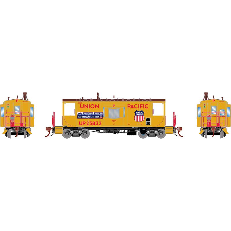 HO ICC CA-11a Caboose with Lights & Sound, UP #25832