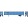 HO 53' Wabash Duraplate Trailer, Werner #36664