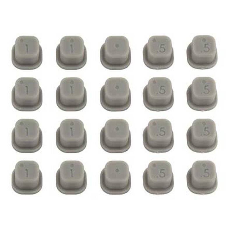 Arm Mount Inserts, 1/10 Team Associated RC10B6