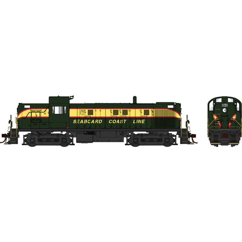 HO RS-3 Phase 2 Locomotive, SBD Coast Line #1196