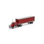 HO Kenworth Tractor & Trailer, Red