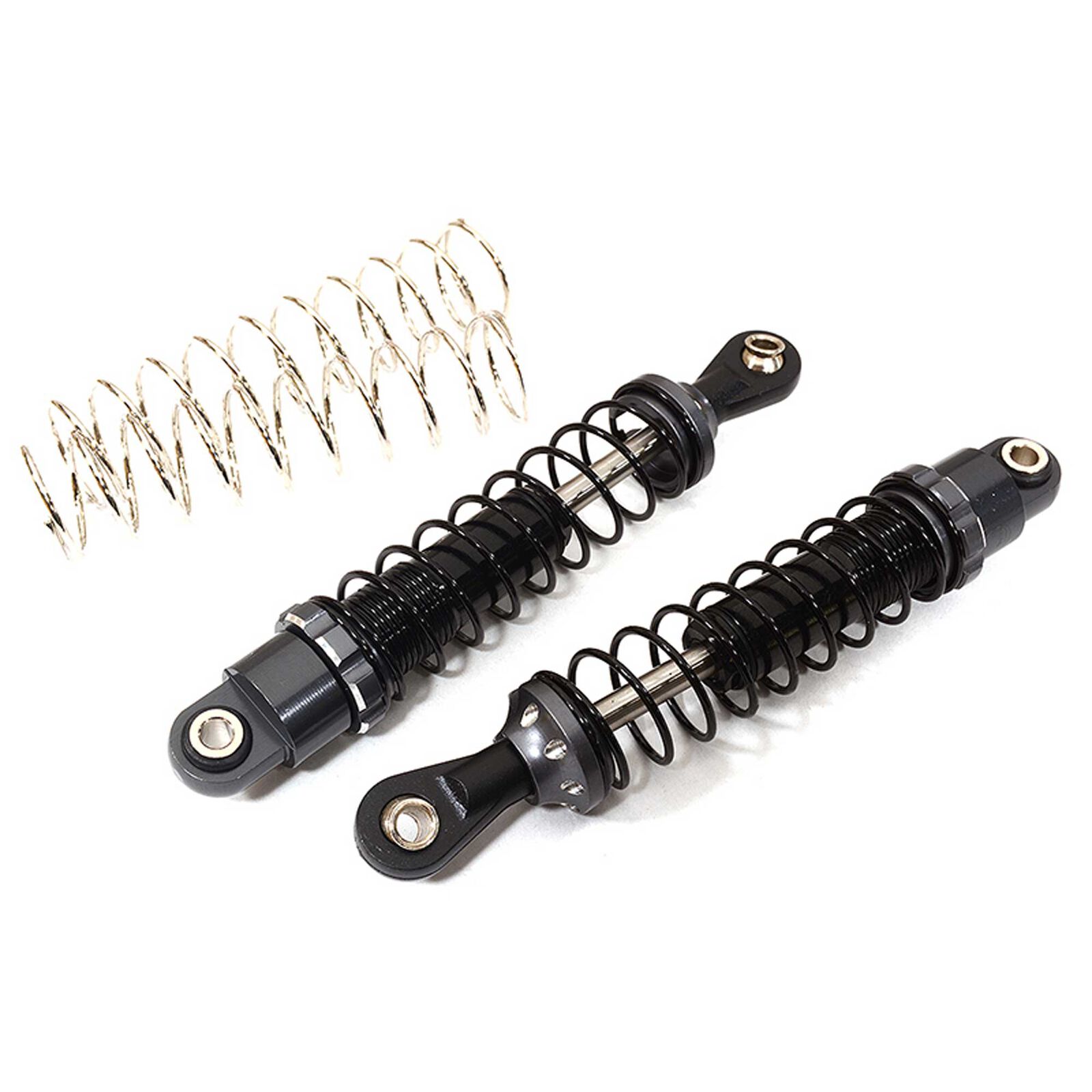 1/10 80mm Shock Set, Gun Metal: Rock Crawler (2)