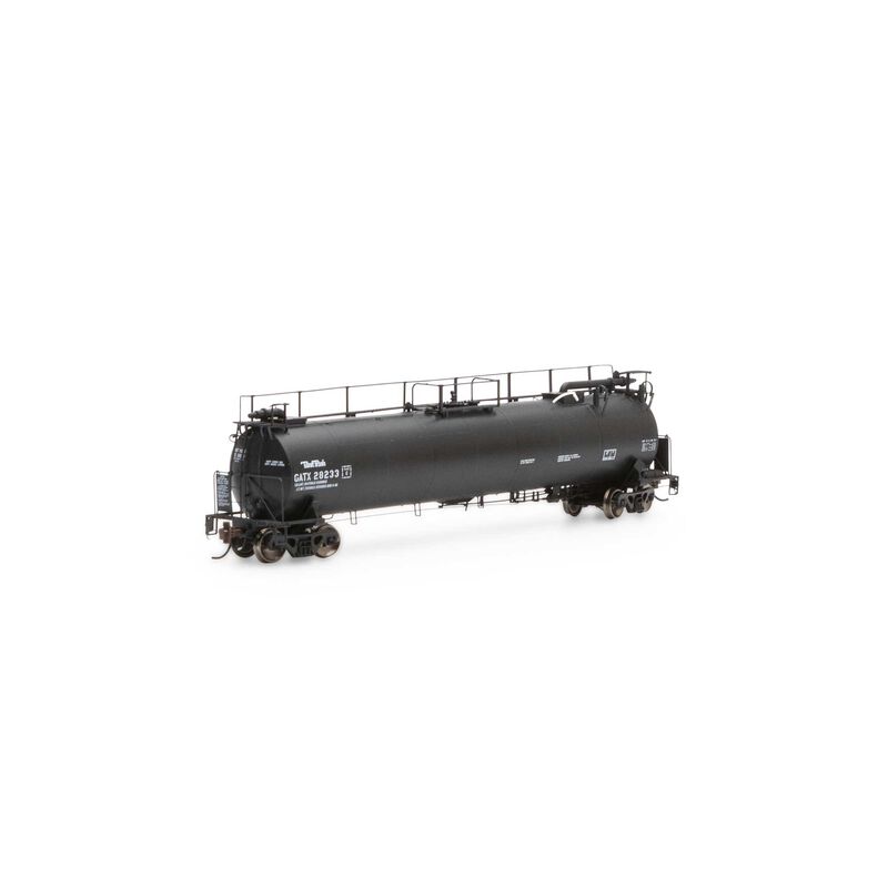 HO TankTrain Intermediate, GATX/Black Small #28233
