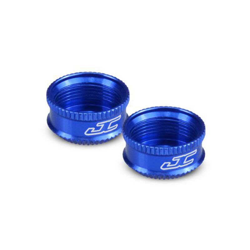 Fin VCS Shock Bottom Cap, Blue (2): B5M, T5M, SC5M