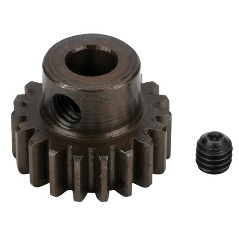 Extra Hard 5mm Bore .8 Module (31.75P) Pinion, 21T