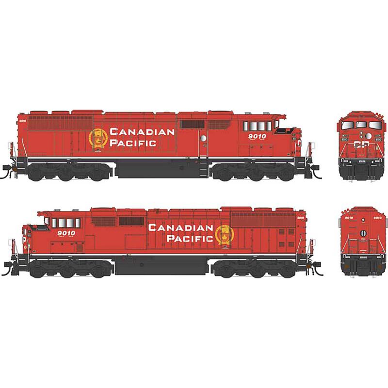 HO GMD SD40-2f Locomotive, CPR 9010
