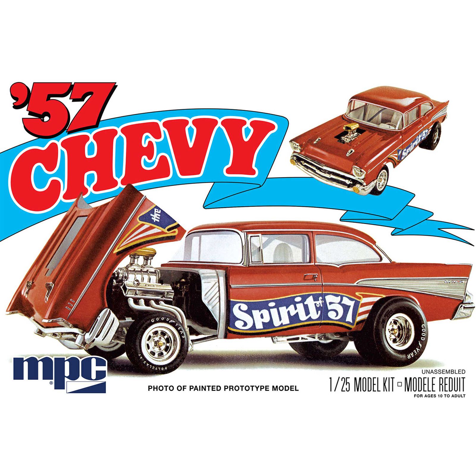 1/25 1957 Chevy Flip Nose Spirit of 57
