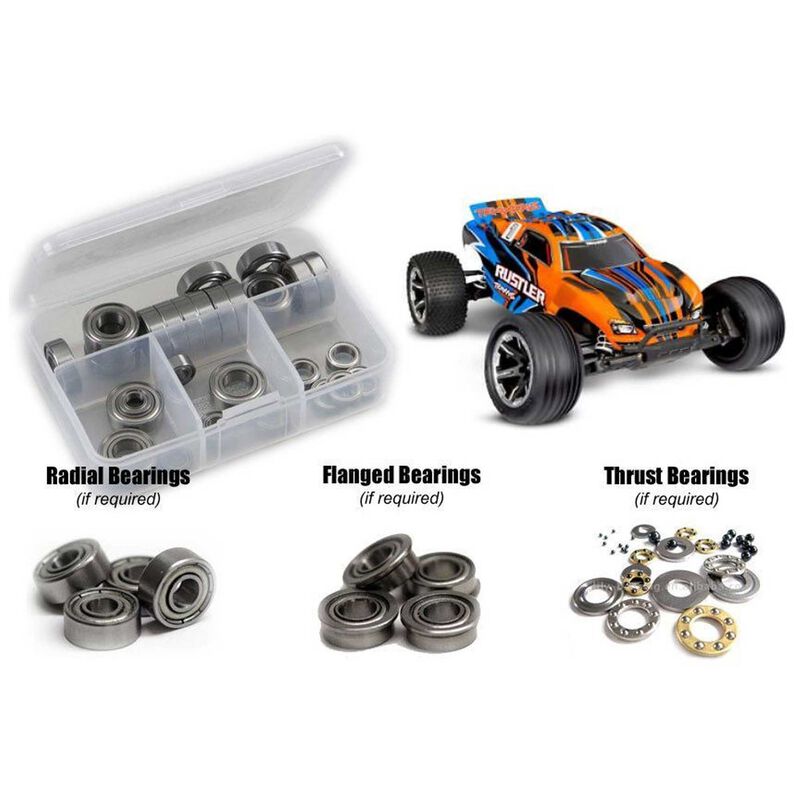 Metal Shielded Bearing Kit, 1/10 Traxxas Rustler XL5