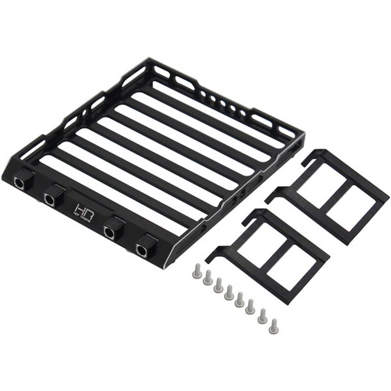 Aluminum Roof Rack with Light Bar: SCX24