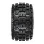 1/8 Badlands MX38 F/R 3.8" MT Tires Mounted 17mm Black Raid (2)