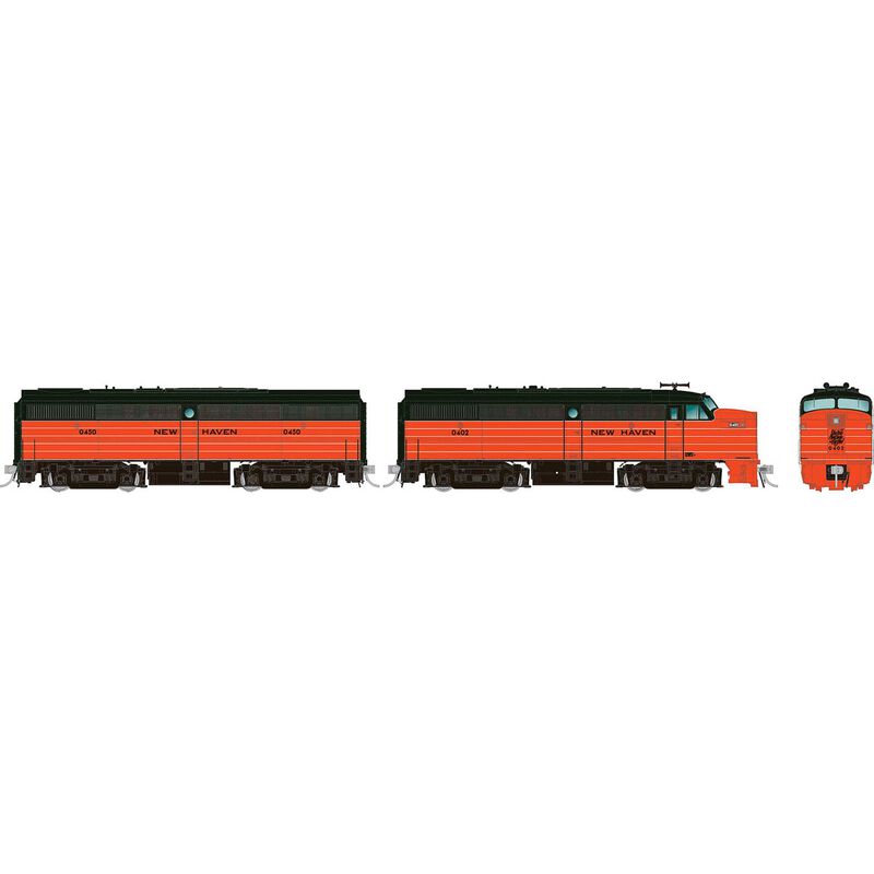 HO ALCo FA-1+FB-1 DC/Silent NH Orange 0416+0457