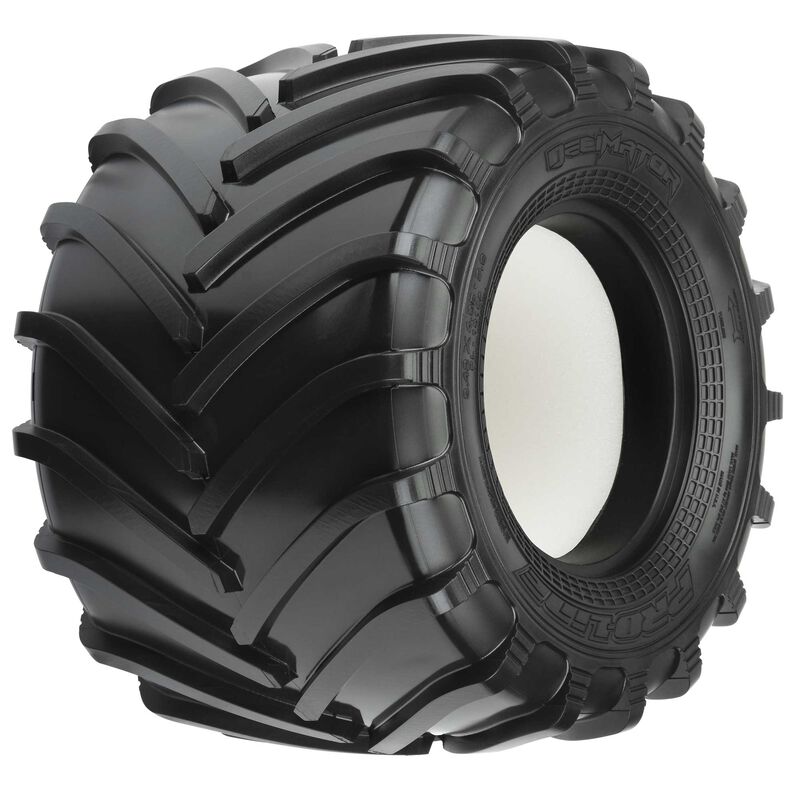 Decimator 2.6" M3 Tires, F/R (2): Clod Buster