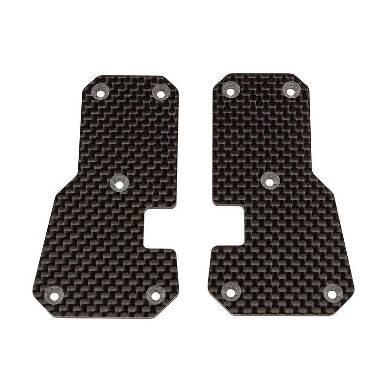 Factory Team Carbon Fiber Arm Inserts, 1/7 Team Associated SR7