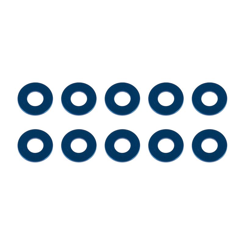 Aluminum 7.8x3.5x0.5mm Washers, 1/10 Team Associated SC10 (10)