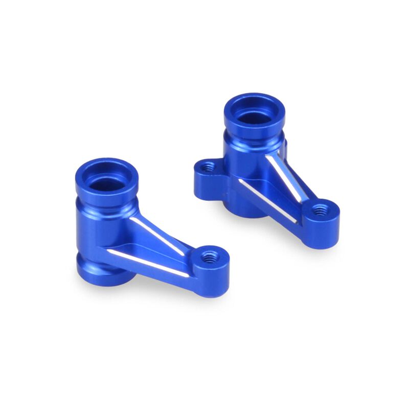 B74, B74.1 Aluminum Steering Bell-cranks, Blue - Set