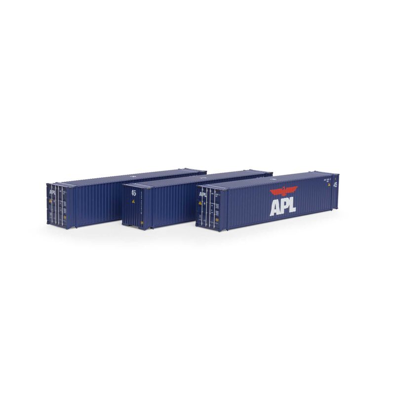HO RTR 45' Container, APL #2 (3)