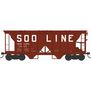 HO H34 Covered Hopper Soo Line #8908