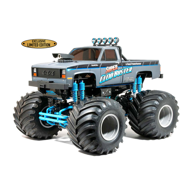 1/10 Super Clod Buster 4X4 Monster Truck Kit, Grey (Limited Edition)