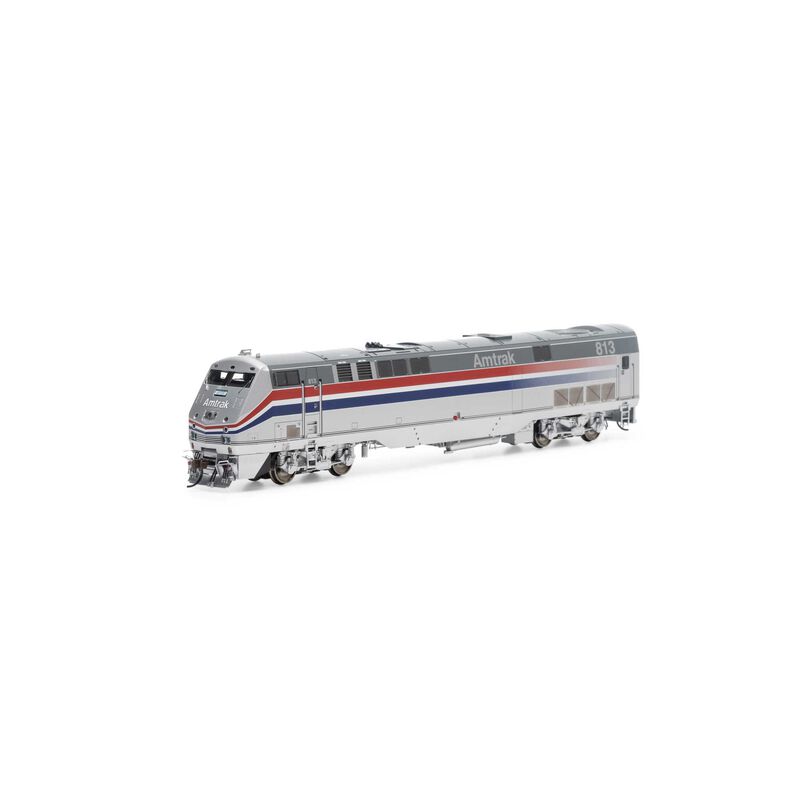 HO P40DC Locomotive with DCC & Sound, Amtrak, Phase III #813
