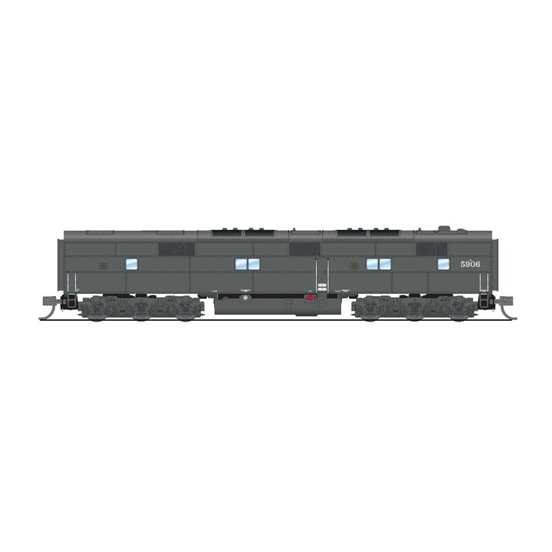 N EMD E7B Locomotive, SP 5917, Bloody Nose with DCC & Sound