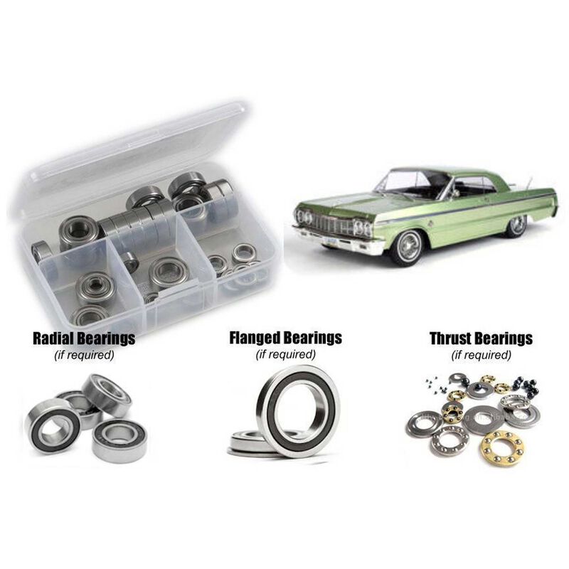Rubber Shielded Bearing Kit, 1/10 Redcat 1964 Impala