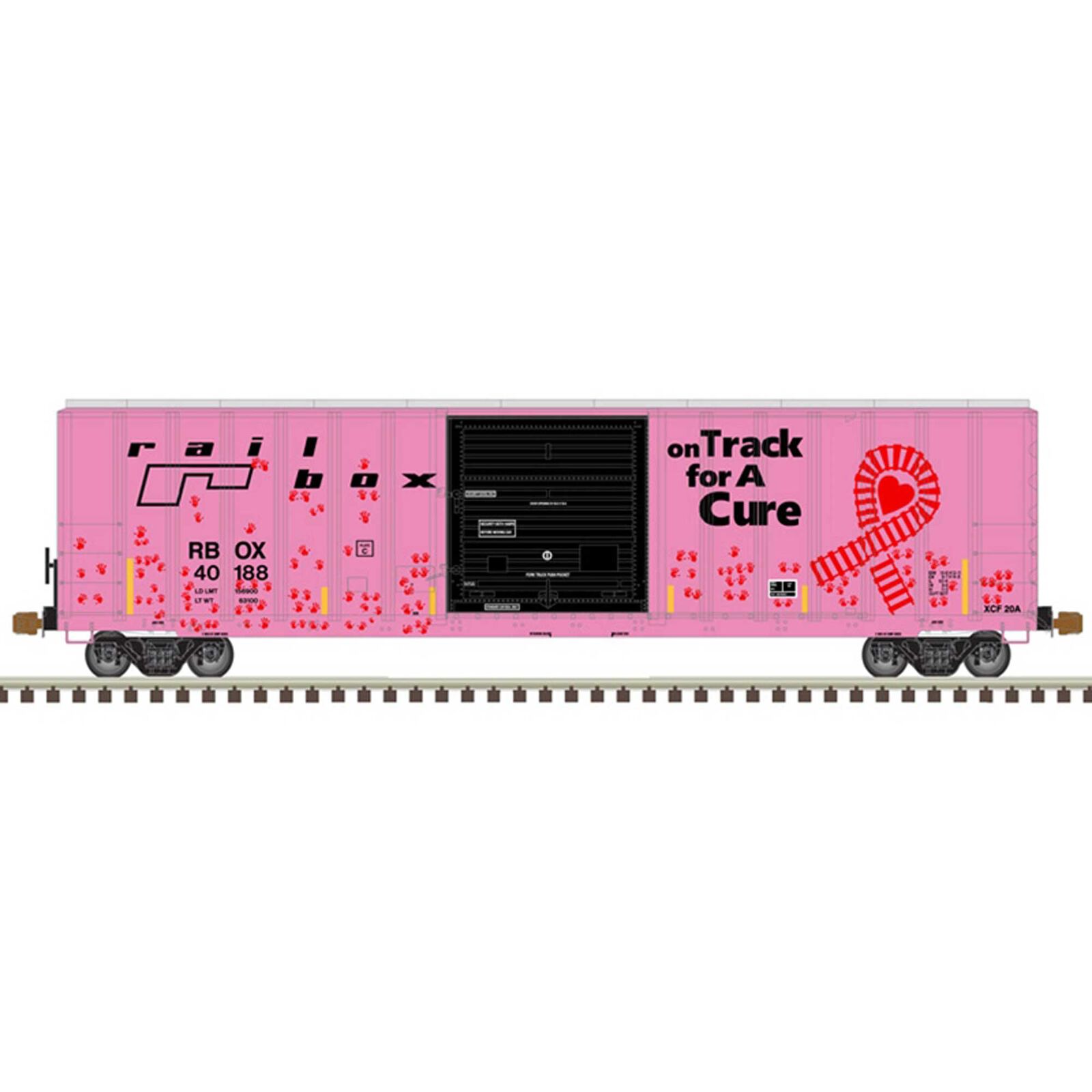 Railbox 40188 "Hand Prints" (Pink Black)